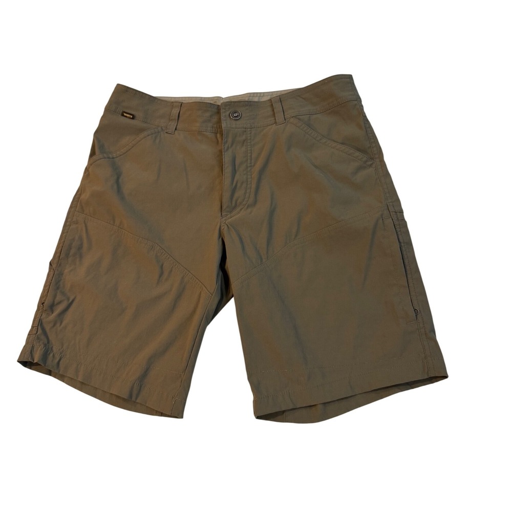 Kuhl Mens Hiking Shorts Green Khaki KÜHL Renegade Shorts Cargo 34 Waist 10 seam - Picture 2 of 16